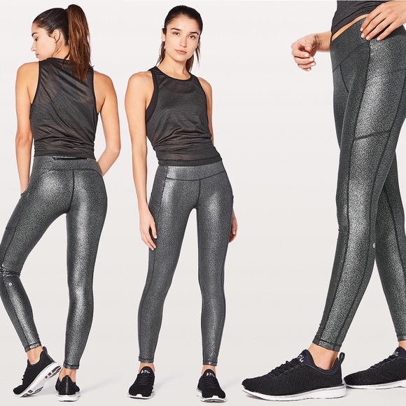 lululemon foil leggings